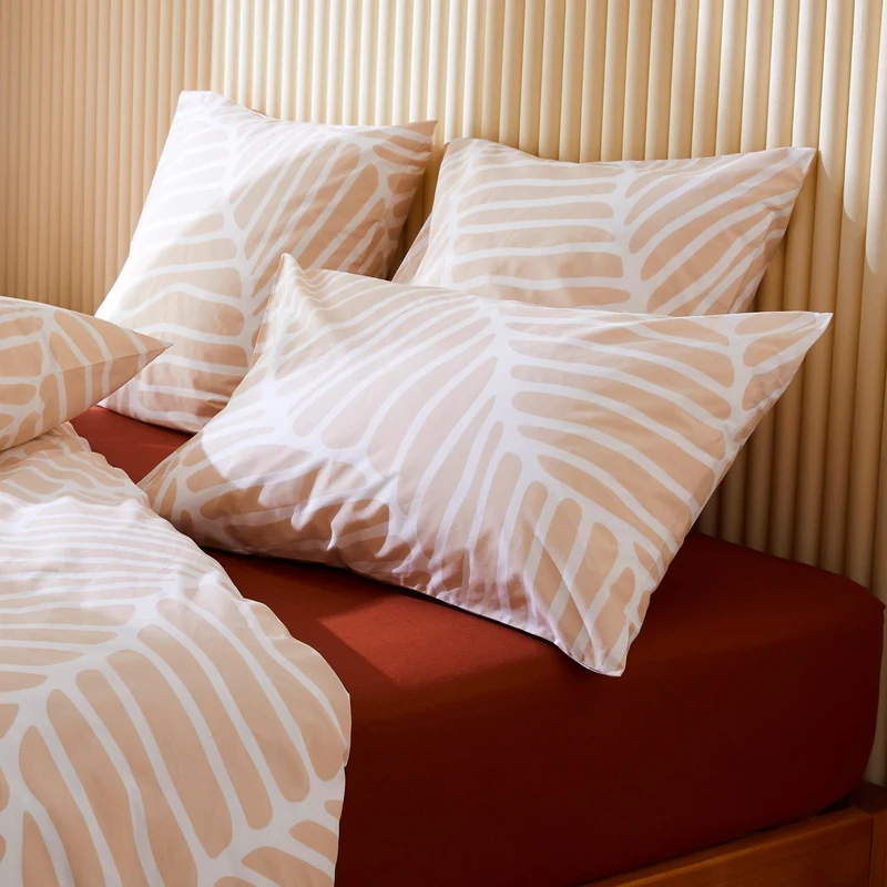 Le drap-housse en percale de coton bio