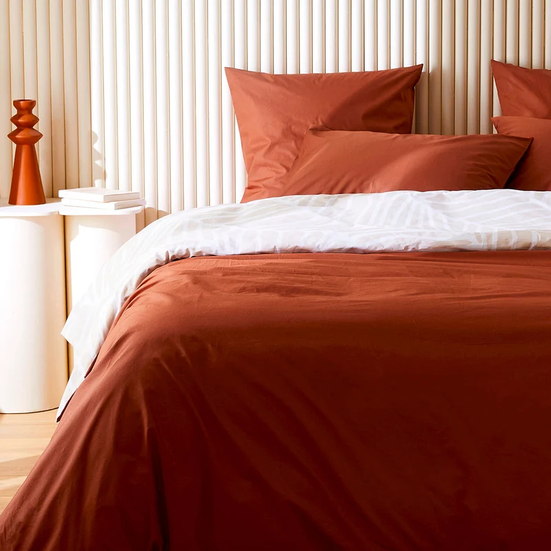 Le drap-housse en percale de coton bio