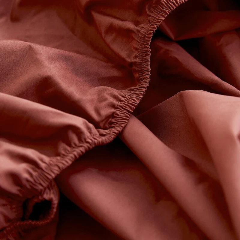 Le drap-housse en percale de coton bio