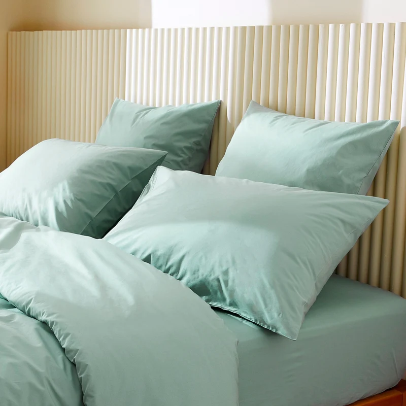 Le drap-housse en percale de coton bio