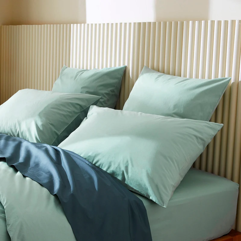 Le drap-housse en percale de coton bio