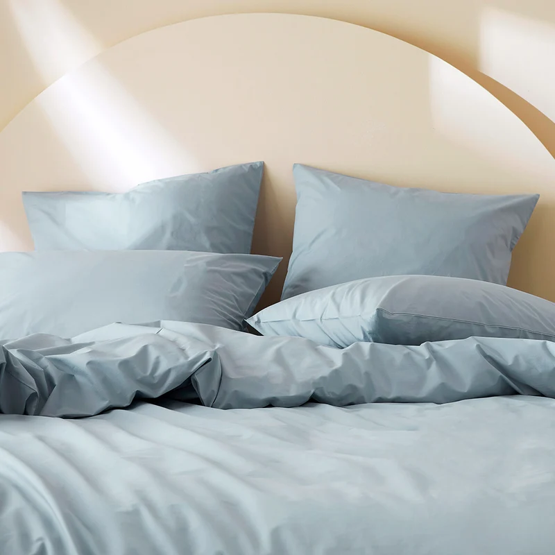 Le drap-housse en percale de coton bio