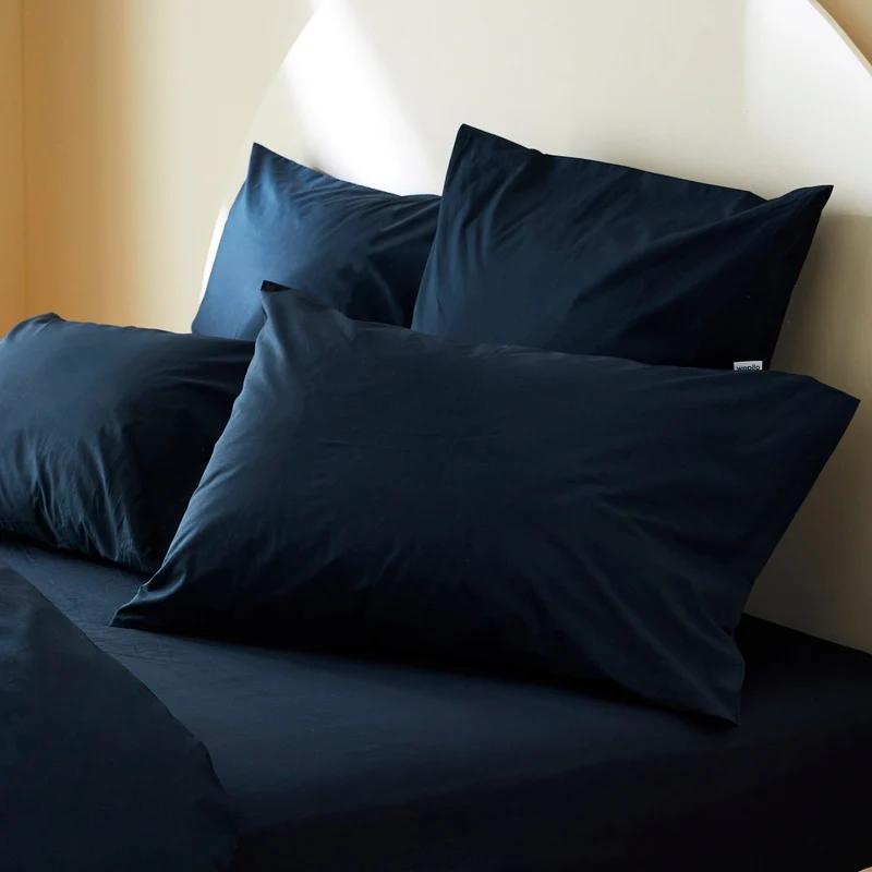 Le drap-housse en percale de coton bio