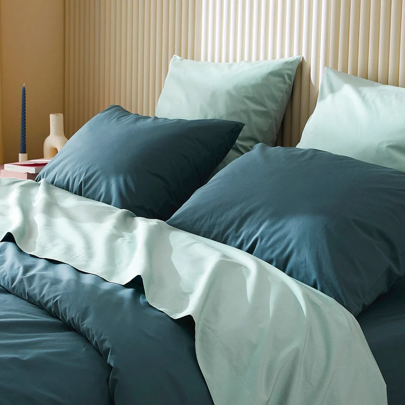 Le drap-housse en percale de coton bio