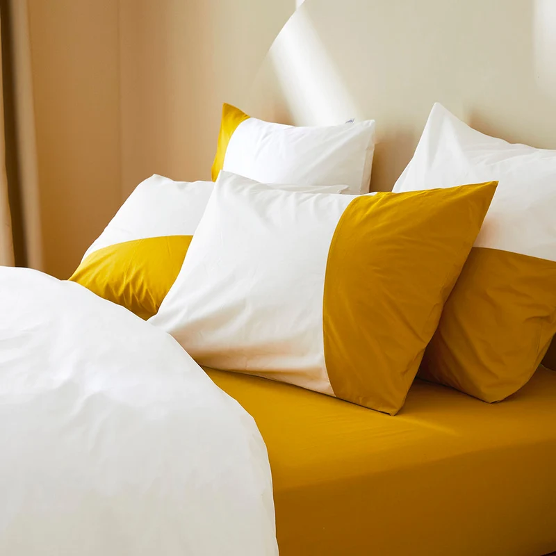 Le drap-housse en percale de coton bio