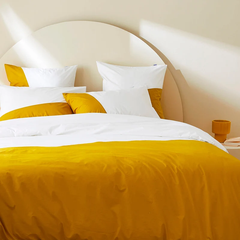 Le drap-housse en percale de coton bio