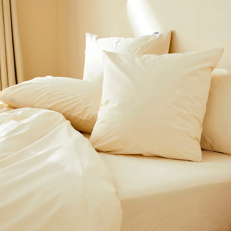 Le drap-housse en percale de coton bio
