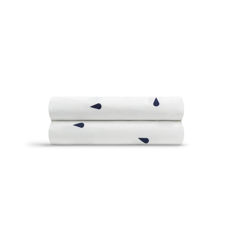 Le drap-housse en percale de coton bio