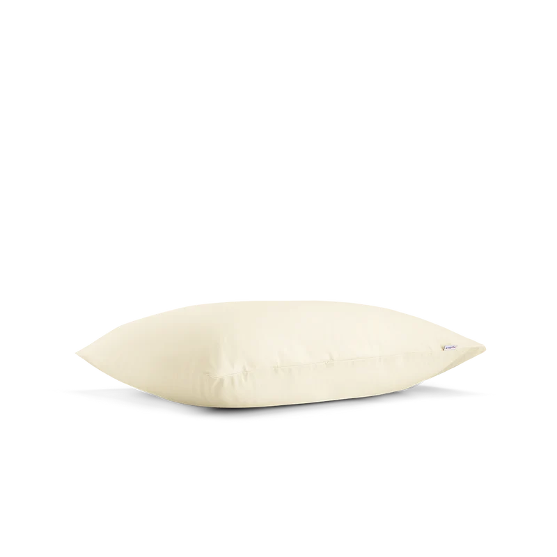 La taie d'oreiller en percale de coton bio
