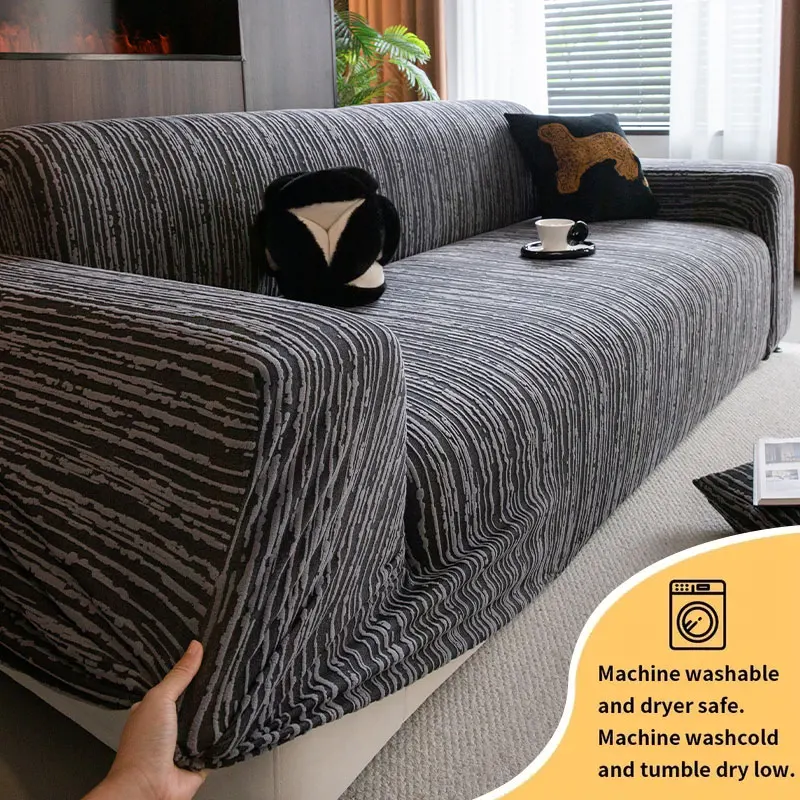 Housse de Canapé Olfrin Gris Anthracite