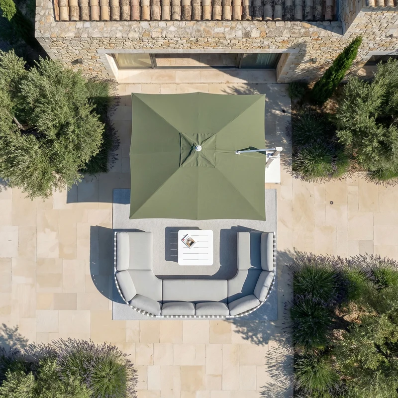 Toile pour parasol déporté Elyra 3x3 m