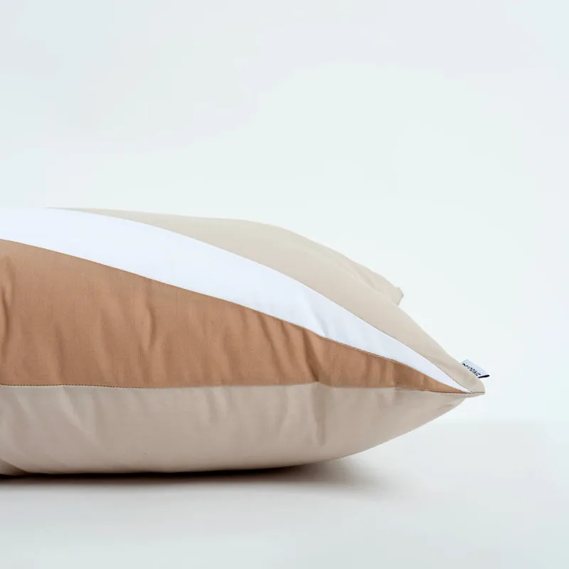 Housse de coussin Dagona Beige et Marron