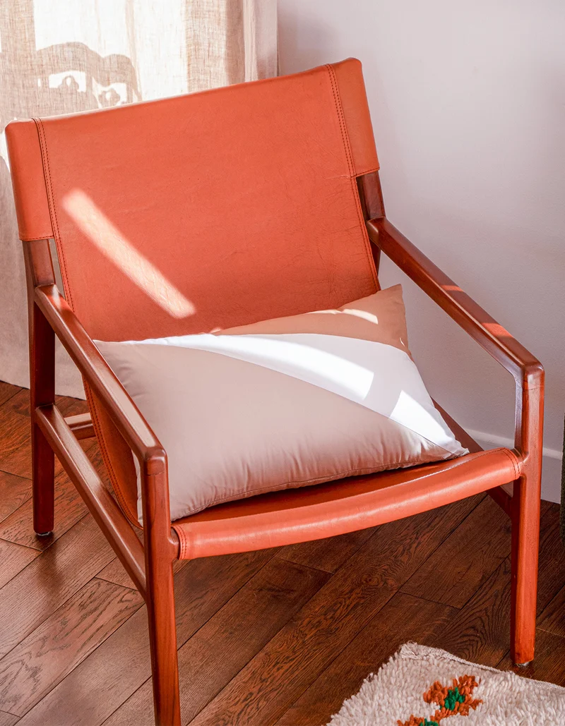 Housse de coussin Dagona Beige et Marron
