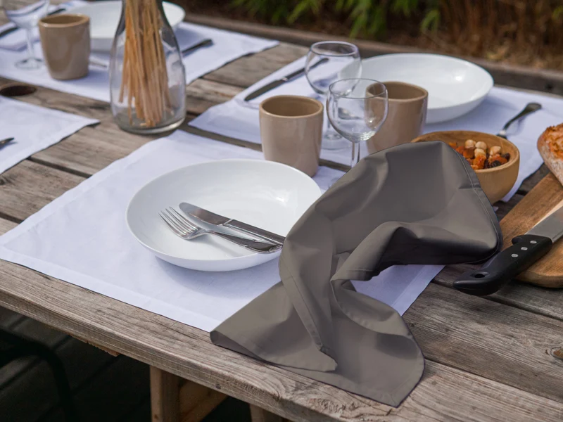 Serviettes de table Mensa Ecorce de noyer x2