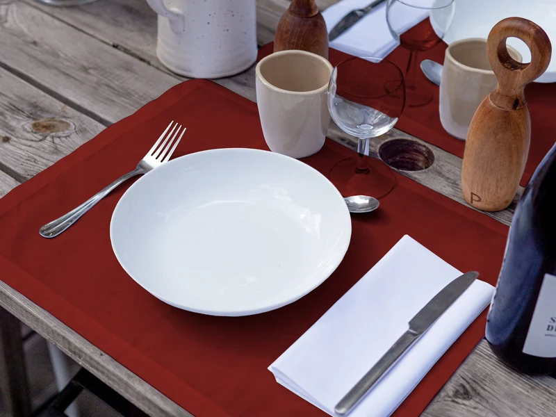Sets de table Mensa Terre rouge x2