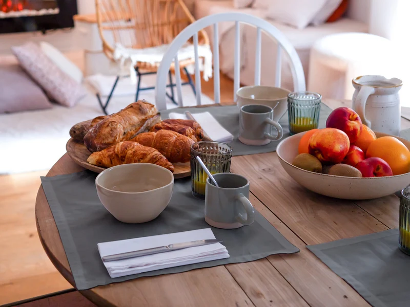 Sets de table Mensa Reflet d'ardoise x2