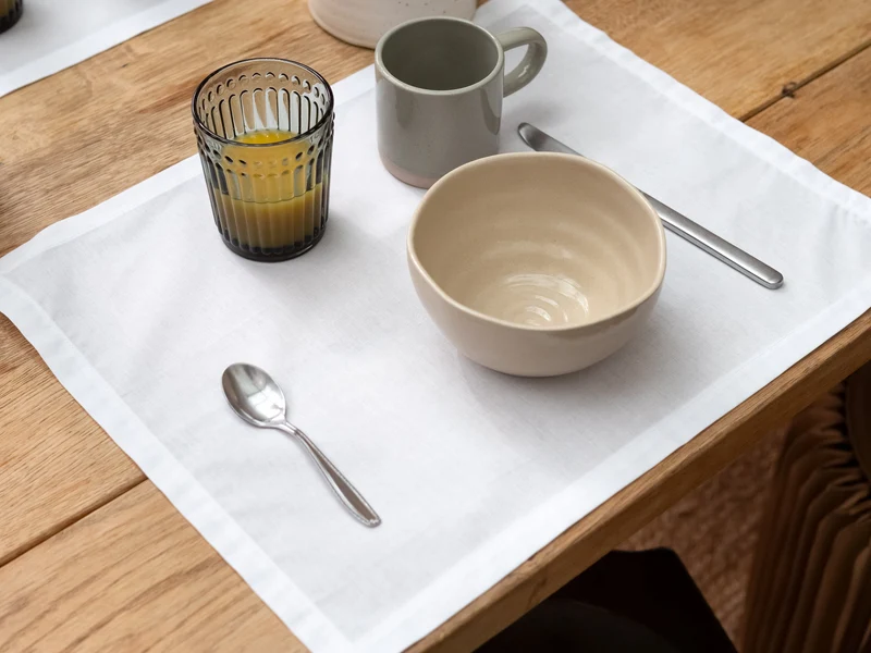 Sets de table Mensa Blanc x2