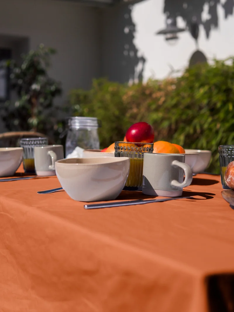 Nappe de table Mensa Mandarine impériale
