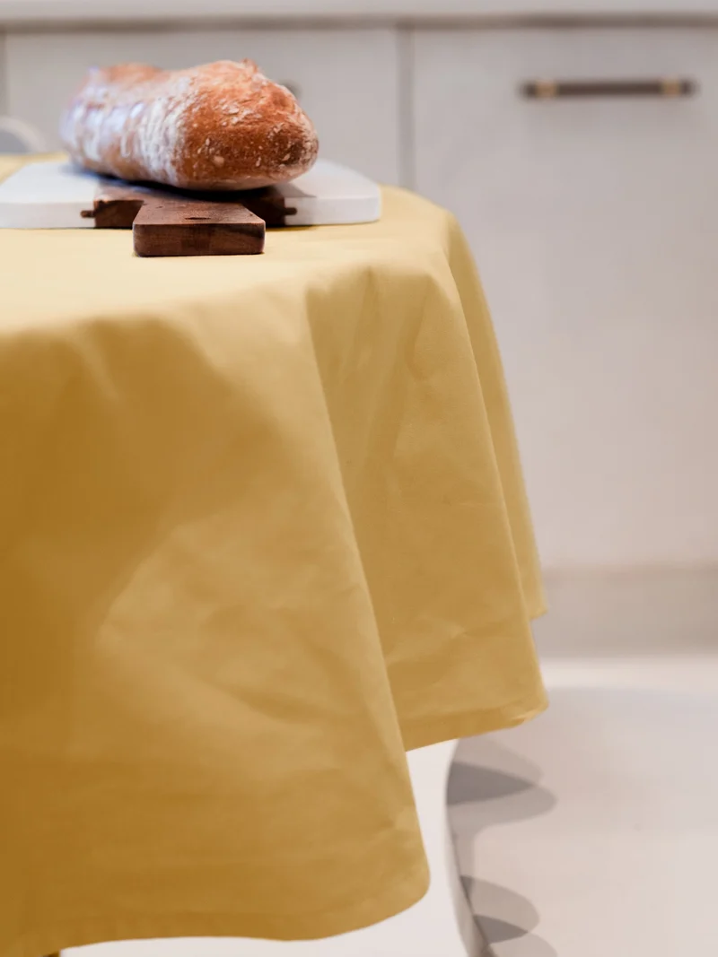 Nappe de table Mensa Ambre dorée