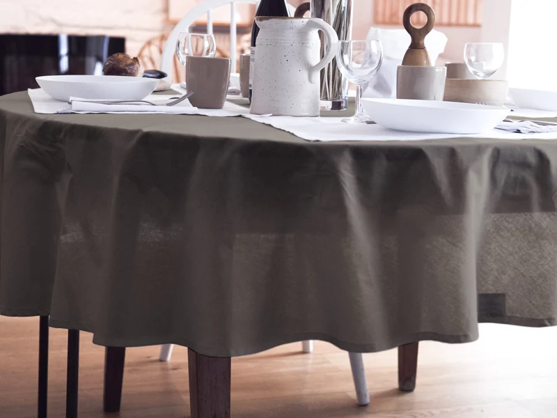 Nappe de table Mensa Ecorce de noyer