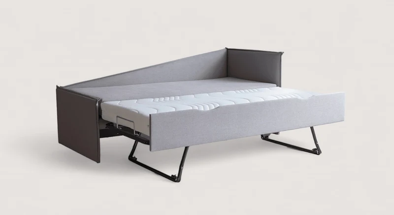Lit gigogne méridienne Iadera Grey / Manta Prisma/9502-Grey