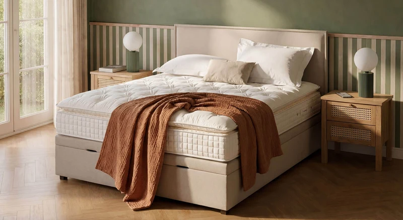 Lit coffre OUESSANT Luca Beige