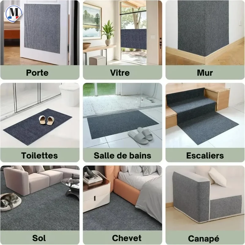 ZenScratch™ – Tapis Autocollant Anti-Griffes pour Chat