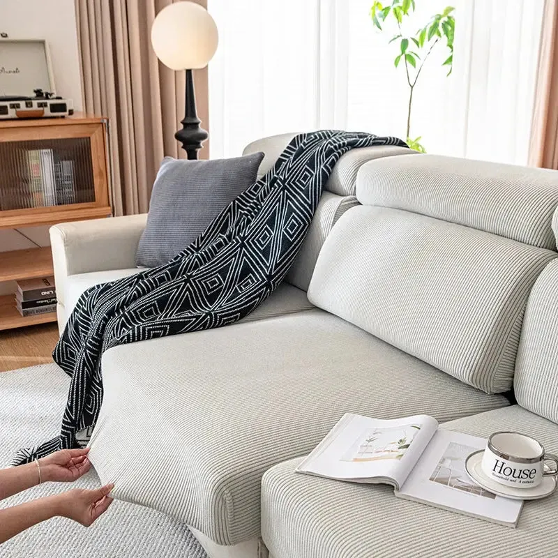 Housses de Coussins Assise, Dossier & Têtière - Jacquard Ligne