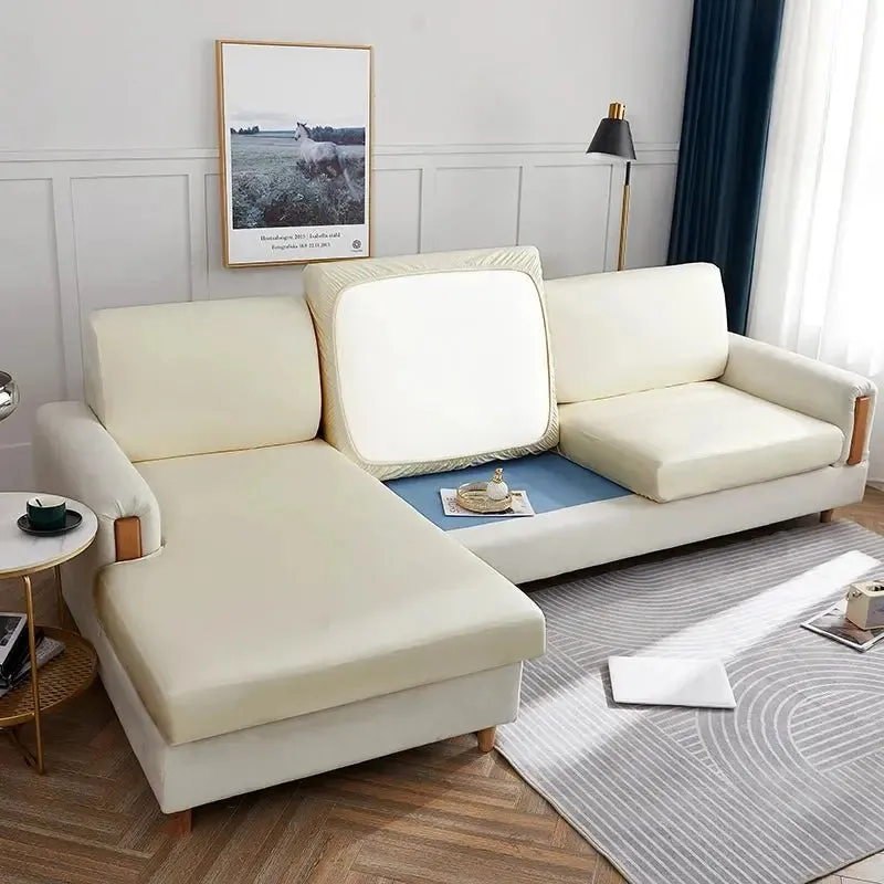 Housses de Coussins Assise, Dossier & Têtière - Simili Cuir Imperméable