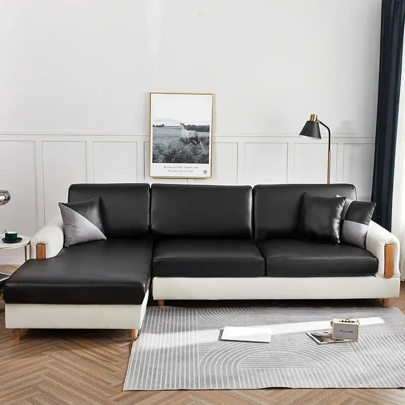Housses de Coussins Assise, Dossier & Têtière - Simili Cuir Imperméable