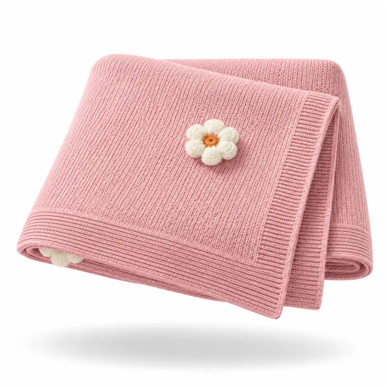 Couverture Fleurie Bebe