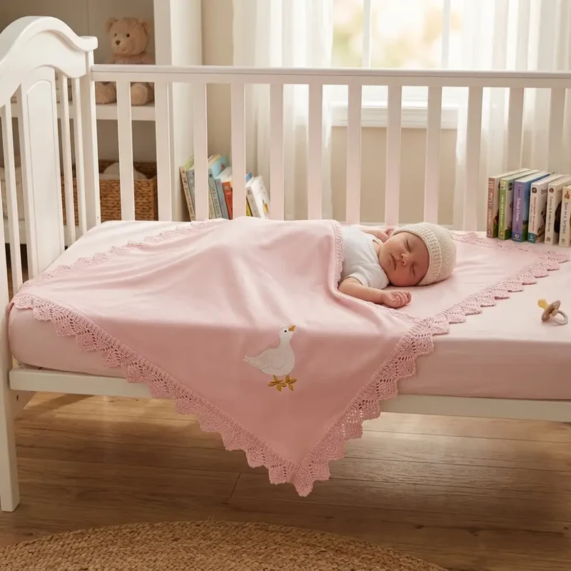 Couverture Brodee pour Bebe