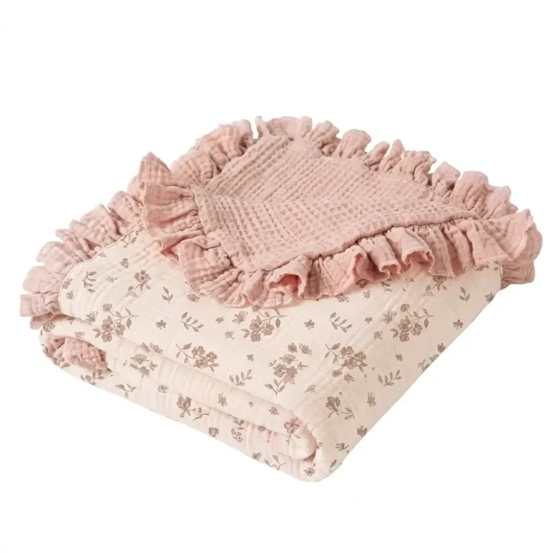 Couverture Bebe Fleuri