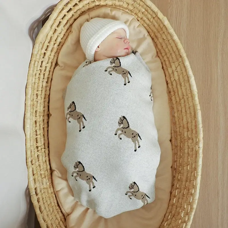 Couverture en Maille Bebe