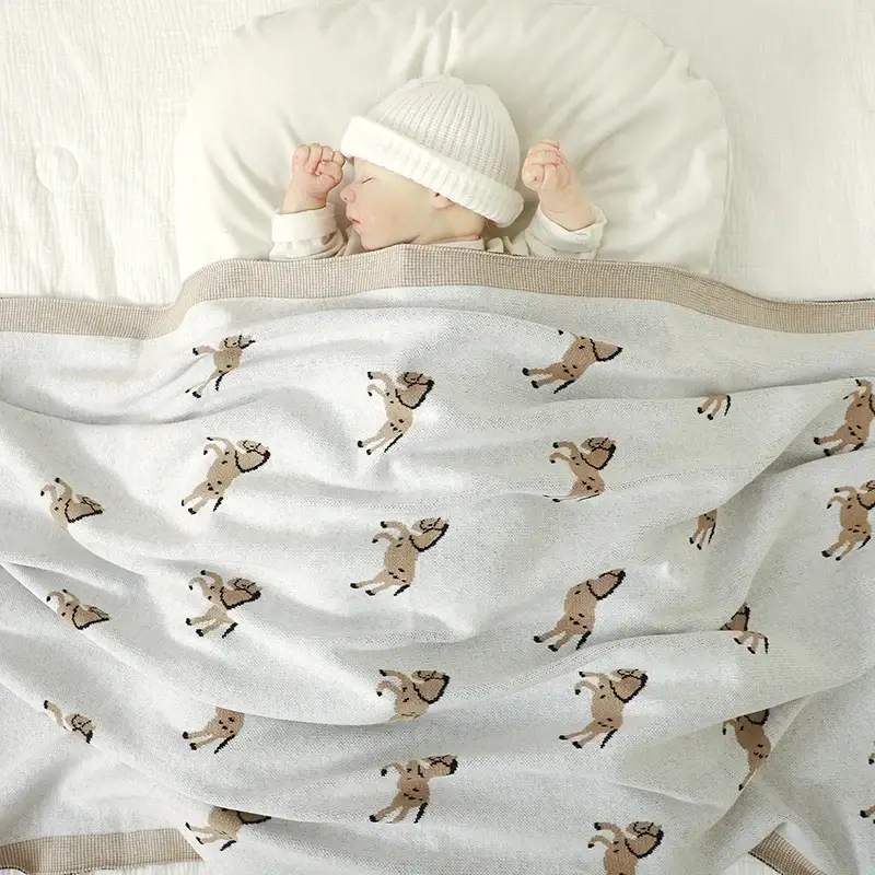 Couverture en Maille Bebe
