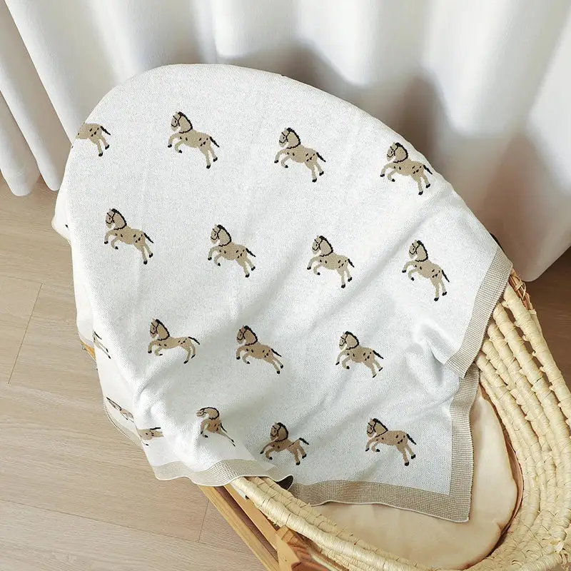 Couverture en Maille Bebe