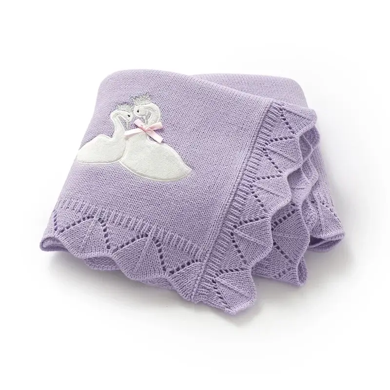 Couverture en Crochet Bebe