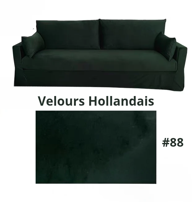 Housse pour canapé IKEA HYLTARP 2 places personnalisable - Longueur 182cm