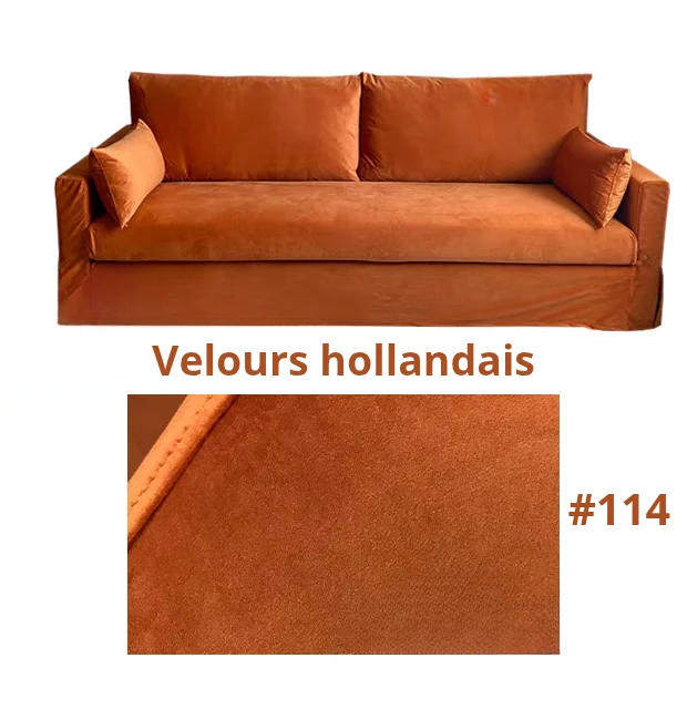 Housse pour canapé IKEA HYLTARP 2 places personnalisable - Longueur 182cm
