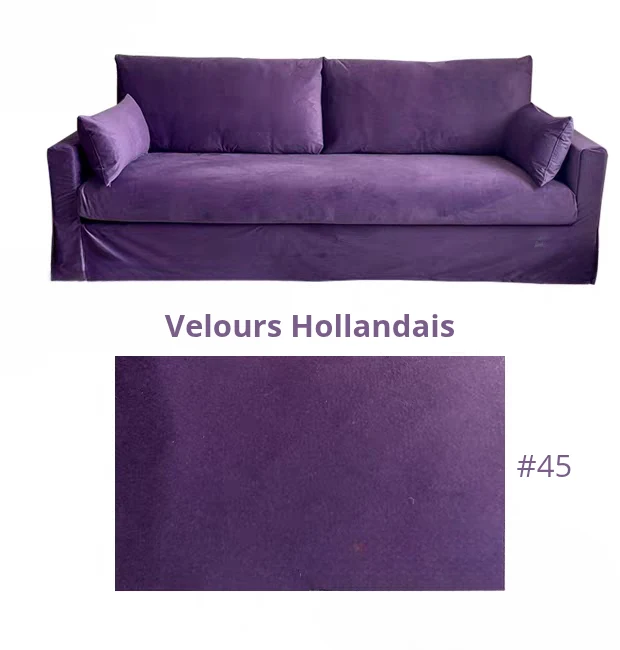 Housse pour canapé IKEA HYLTARP 2 places personnalisable - Longueur 182cm