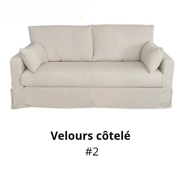 Housse pour canapé IKEA HYLTARP 2 places personnalisable - Longueur 182cm