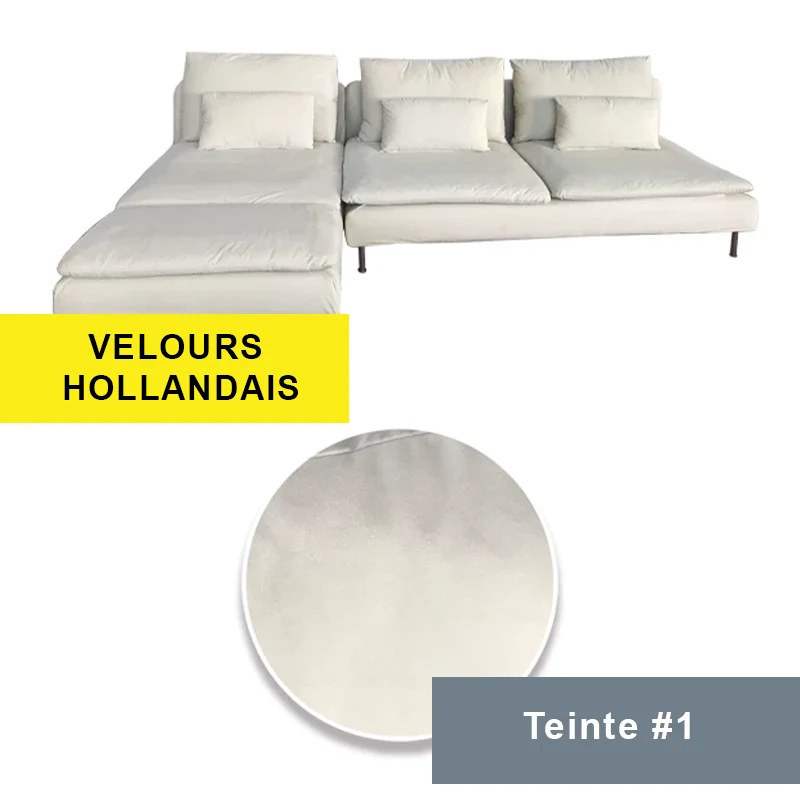 Housse pour canapé d'angle IKEA SODERHAMN 4 places avec méridienne