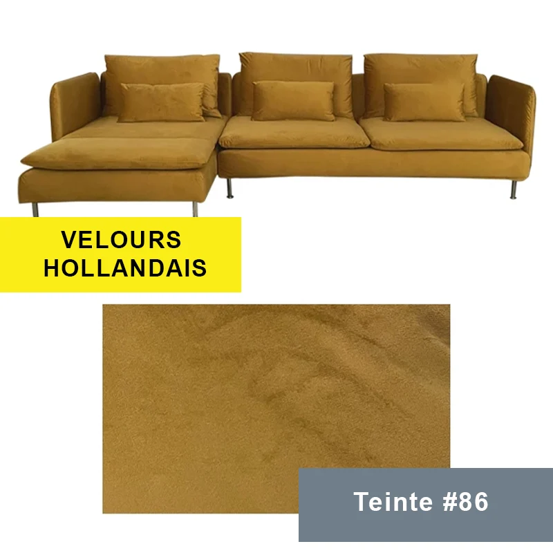 Housse pour canapé d'angle IKEA SODERHAMN 4 places avec méridienne