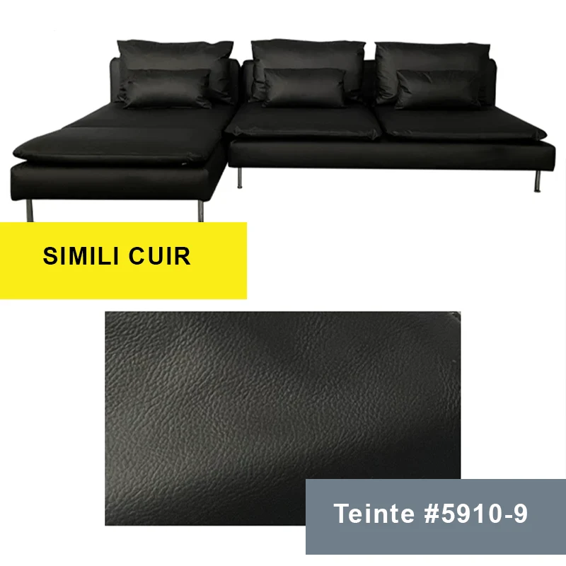 Housse pour canapé d'angle IKEA SODERHAMN 4 places avec méridienne