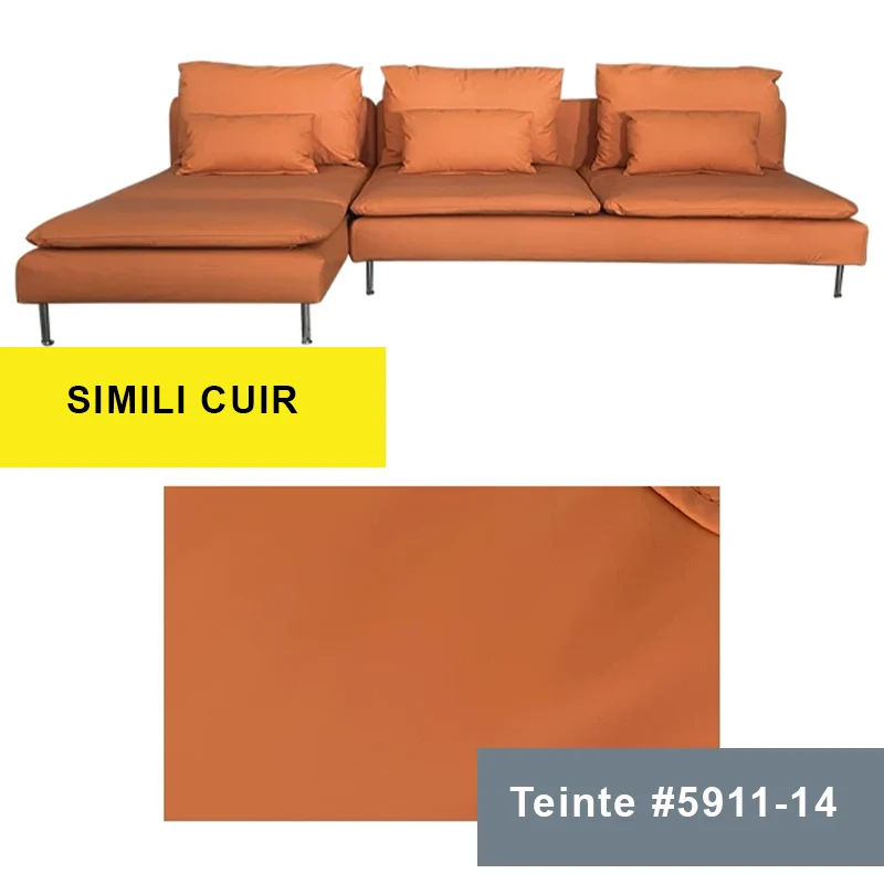 Housse pour canapé d'angle IKEA SODERHAMN 4 places avec méridienne