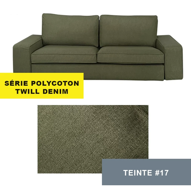 Housse pour canapé IKEA KIVIK 2 places personnalisable - Largeur 190cm