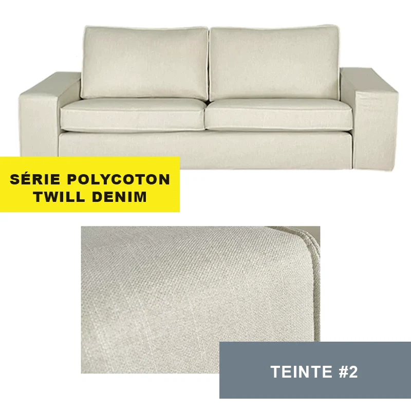 Housse pour canapé IKEA KIVIK 2 places personnalisable - Largeur 190cm