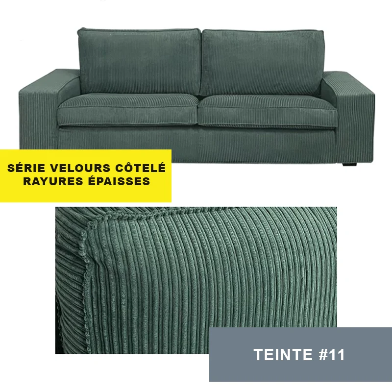 Housse pour canapé IKEA KIVIK 2 places personnalisable - Largeur 190cm