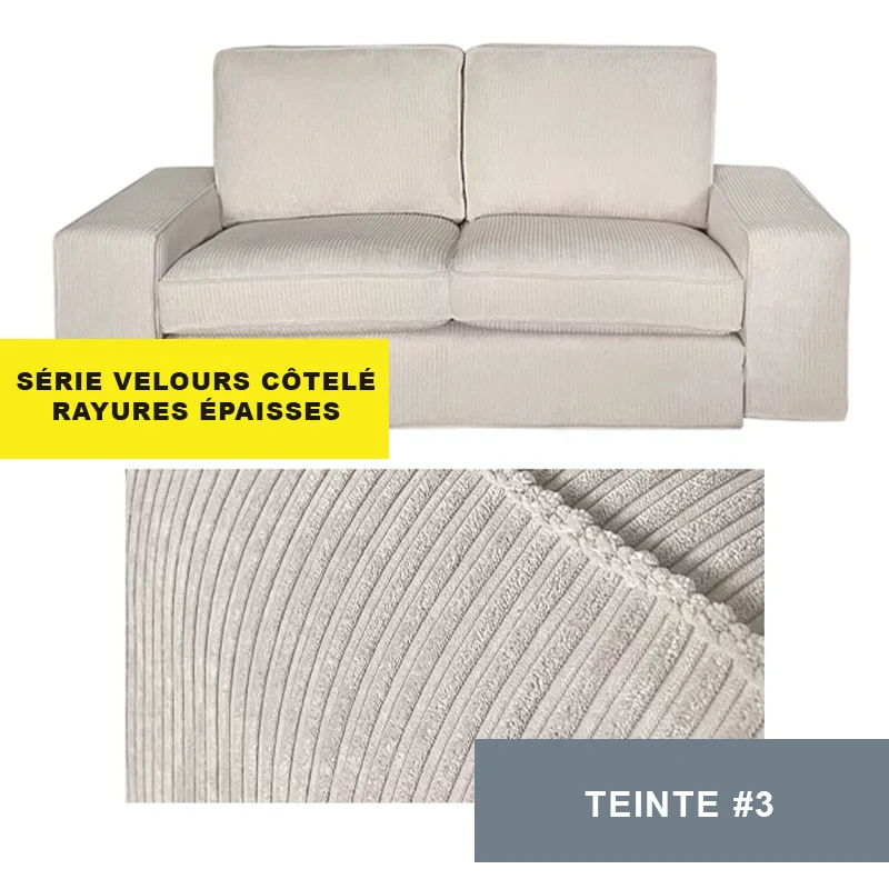 Housse pour canapé IKEA KIVIK 2 places personnalisable - Largeur 190cm