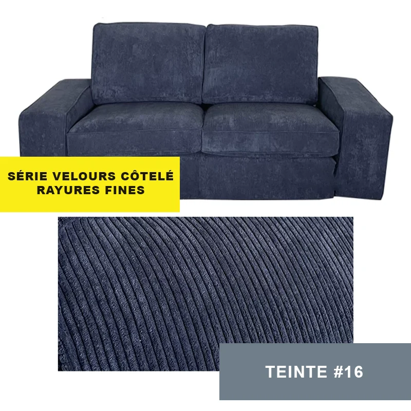 Housse pour canapé IKEA KIVIK 2 places personnalisable - Largeur 190cm